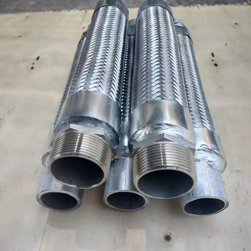 304 Stainless Steel Braided Metal Hose Large Diameter Metal Hose Braided High Pressure Metal Hose