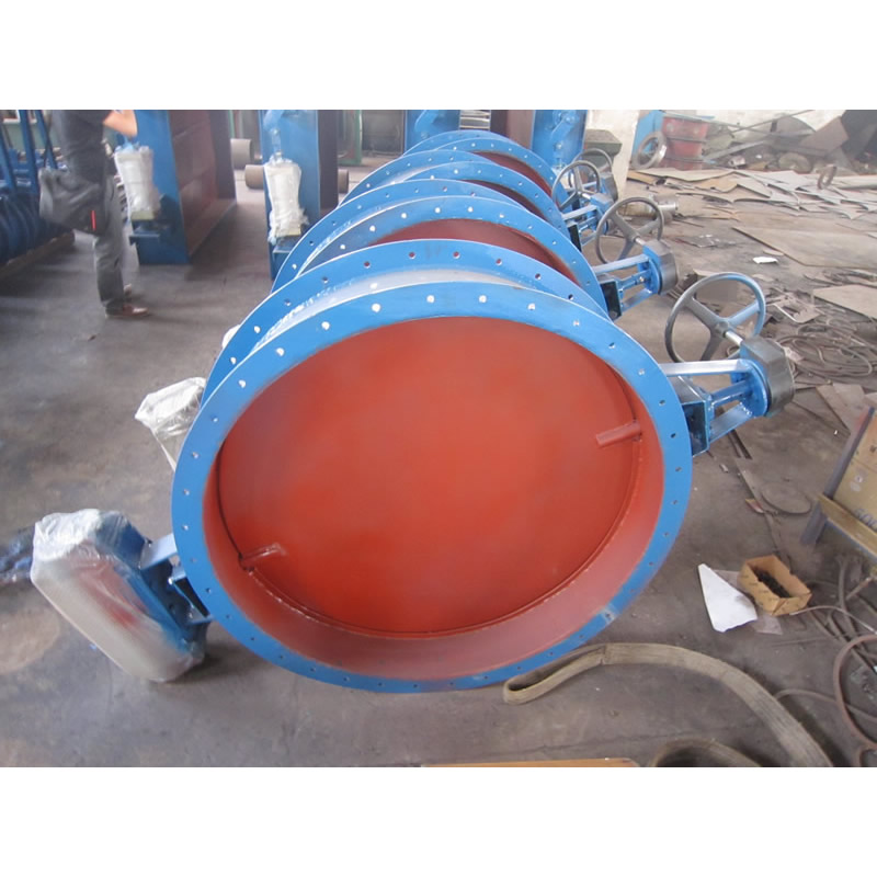 Air outlet duct round air door