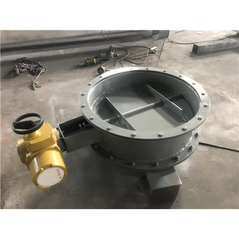 Fan inlet round damper