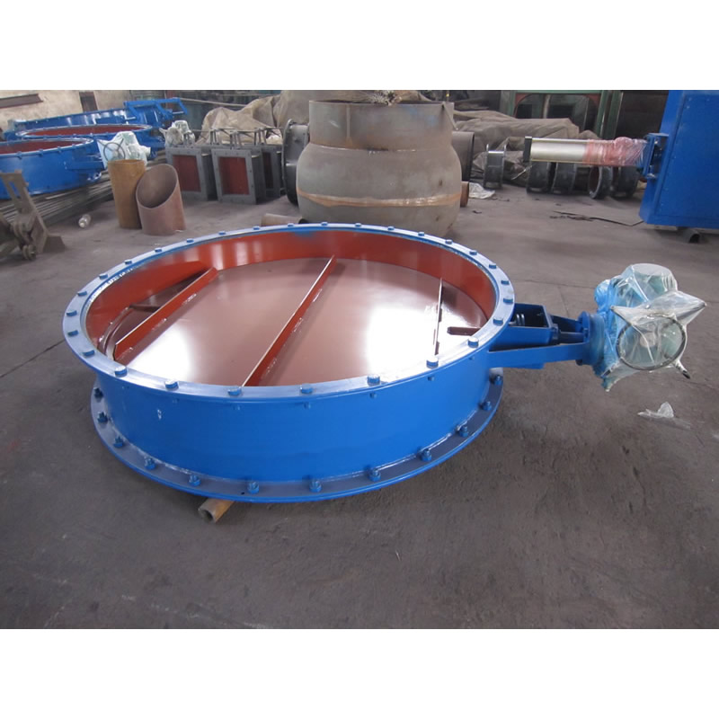 Electric Round Single Leaf Baffle Door