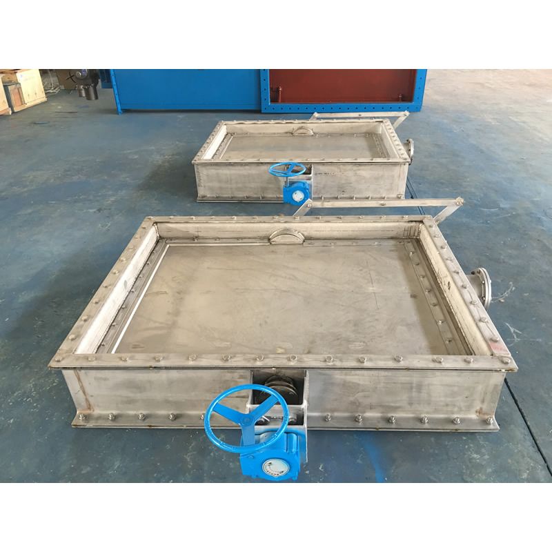 Flue gas flapper valve