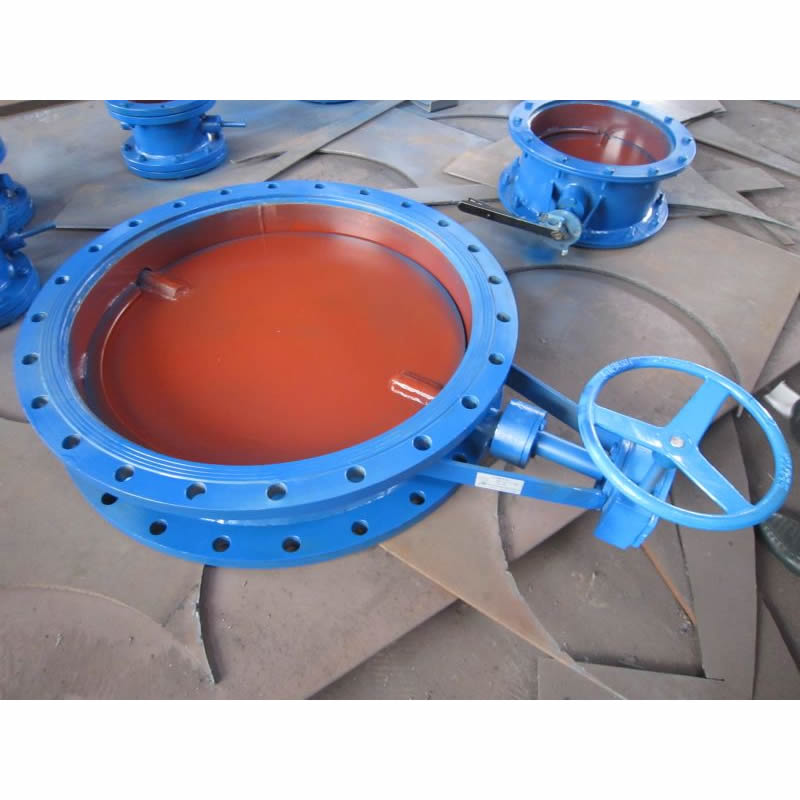 Round damper manual baffle