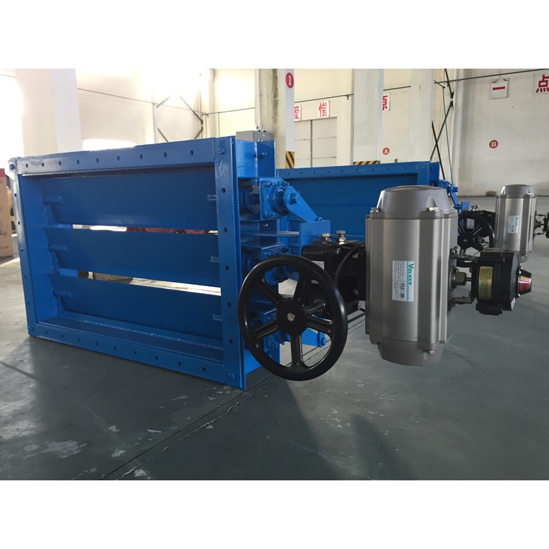 Pneumatic baffle regulating air volume valve