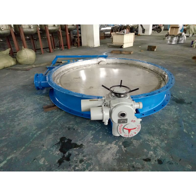 Flue gas damper regulating air valve