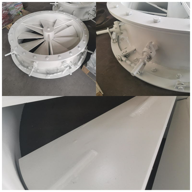 Petal fan regulating valve