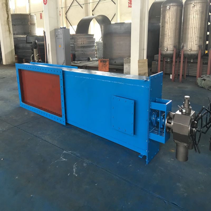 Large-caliber flue plug-in door