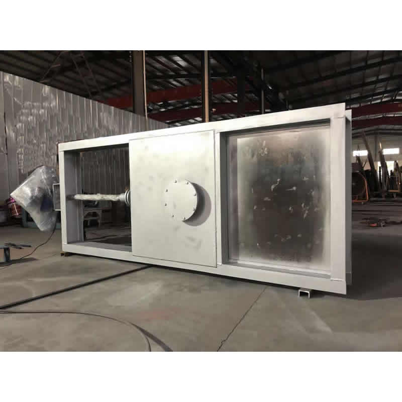 Leak-free isolation door with open rod