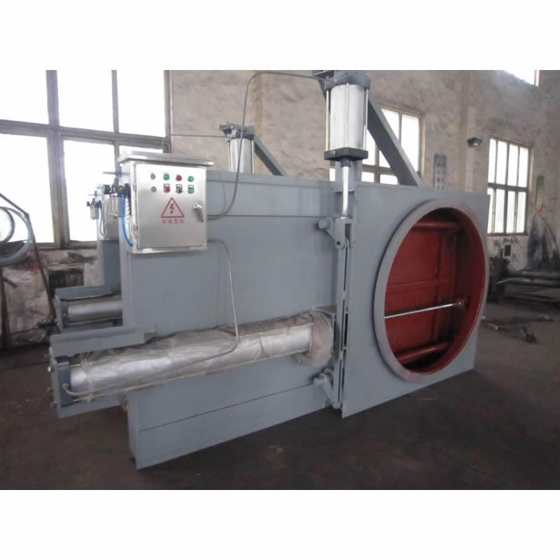 Pneumatic double-insert door