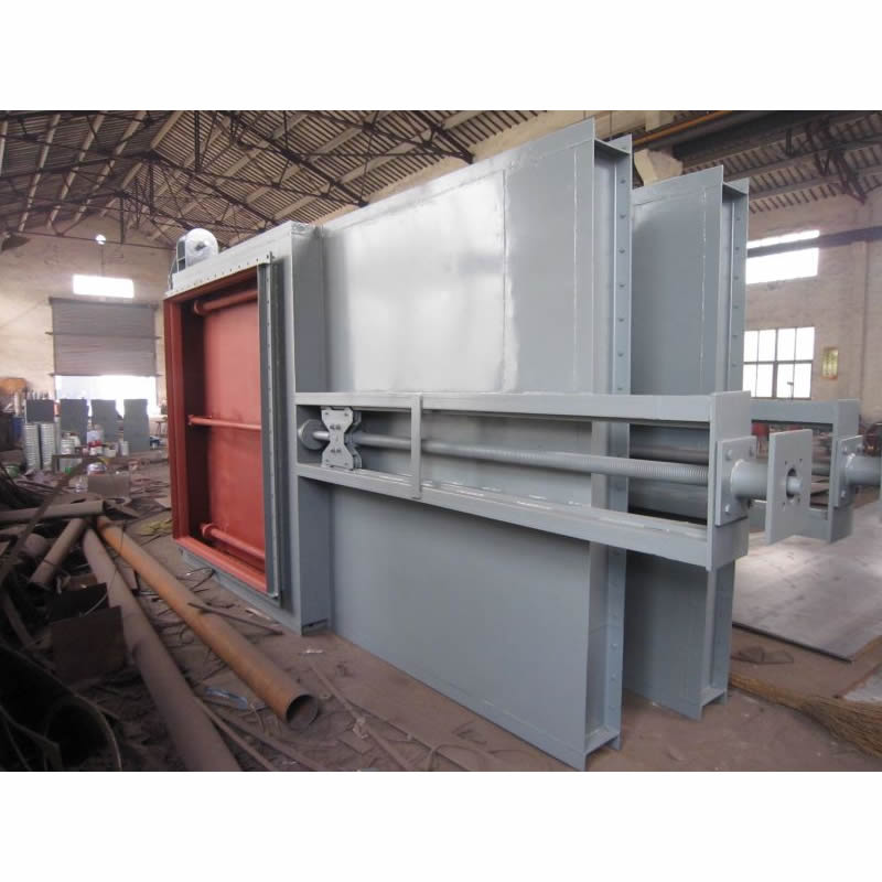 Electric isolation door