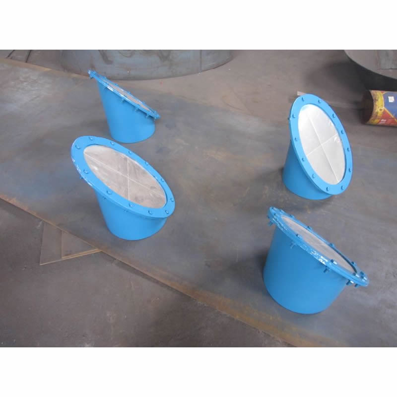 Diaphragm explosion-proof door