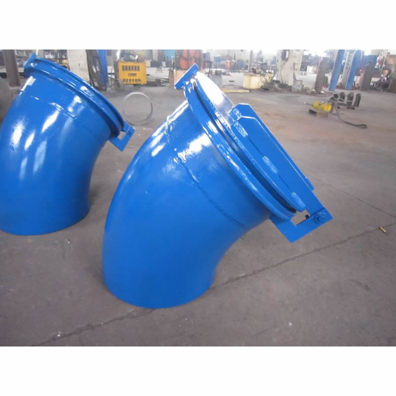 Side-mounted welded gravity explosion-proof door