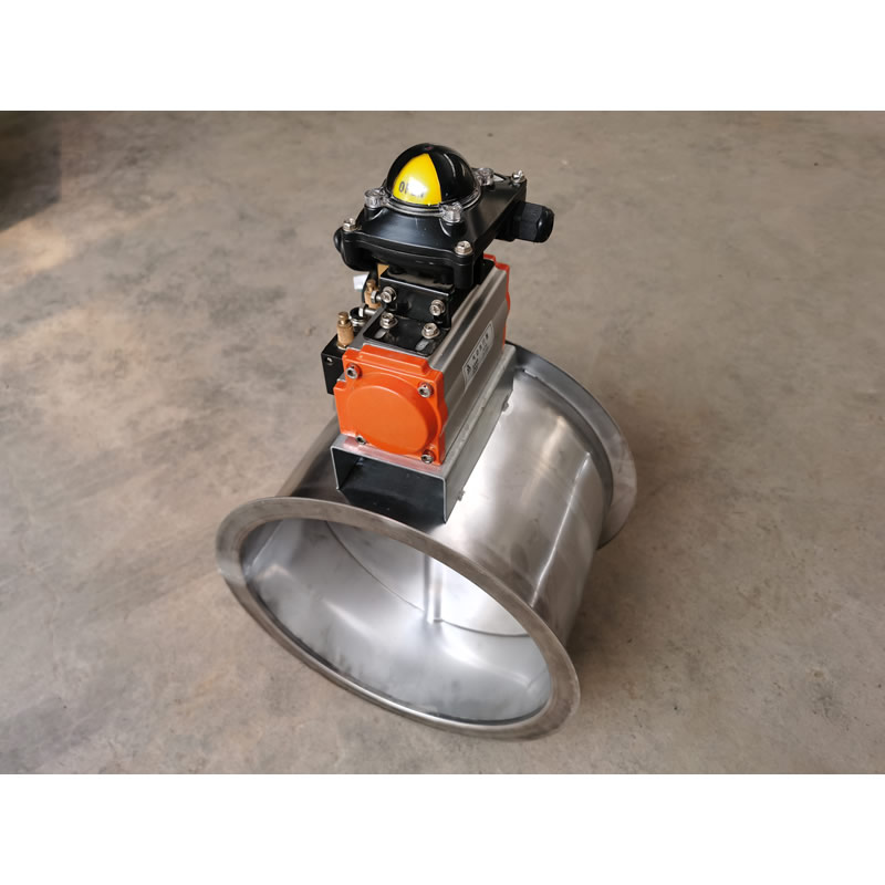 Pneumatic circular air valve