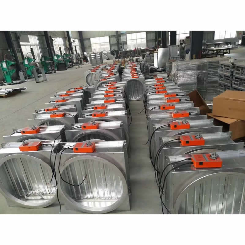 Electric fire damper